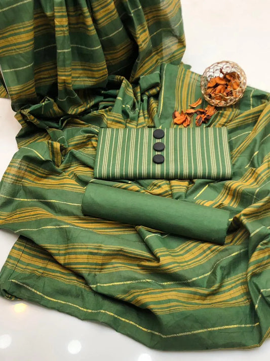 Summer Season 3 Pcs Women's Unstitched Printed Suit
